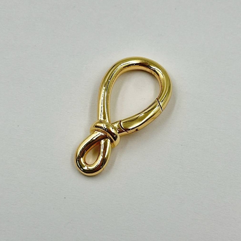 Карабин размер 28,9*14,8мм цвет золото