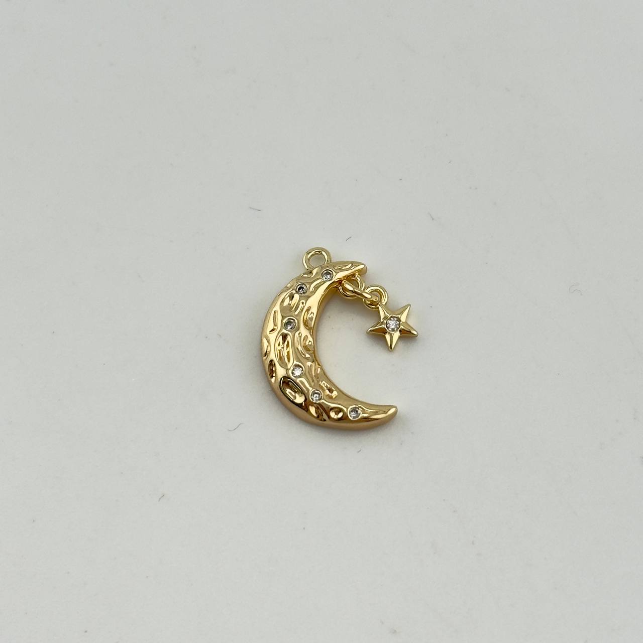 Подвеска Луна размер 10,4мм цвет золото