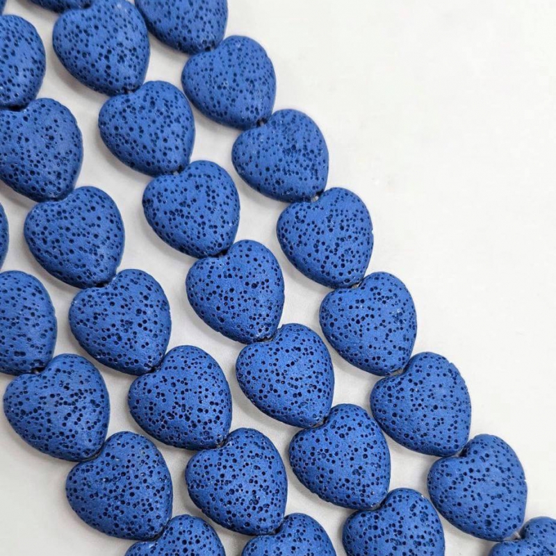 Бусины Вулканическая лава размер 20мм натуральный камень