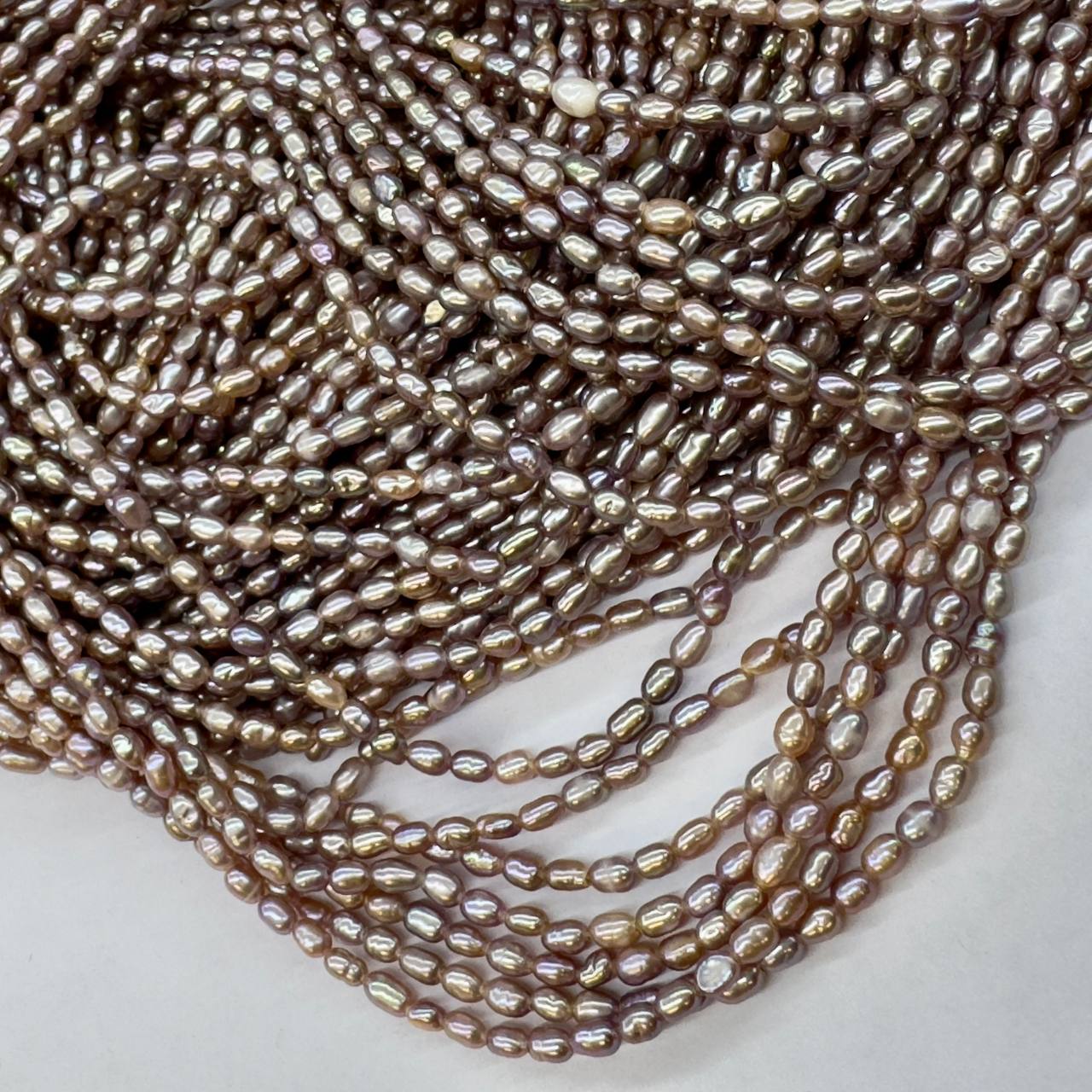 Жемчуг АА культивированный размер 3-3,5мм