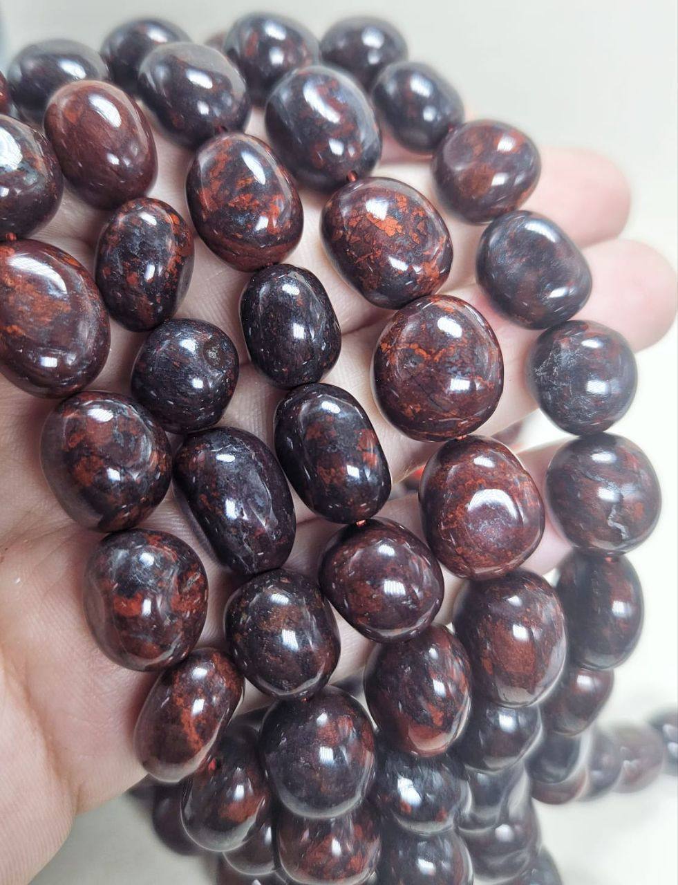 Яшма кровавая размер 16*12мм натуральный камень